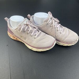 SKECHERS Memory Foam Air Cooled Women’s Run Train Shoes‎ Purple Pink Size 8.5